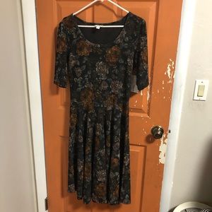 Lularoe Nicole dress size large new with tags